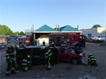 Oefening Brand Wegvervoer Auto Vaart Buitenpost
